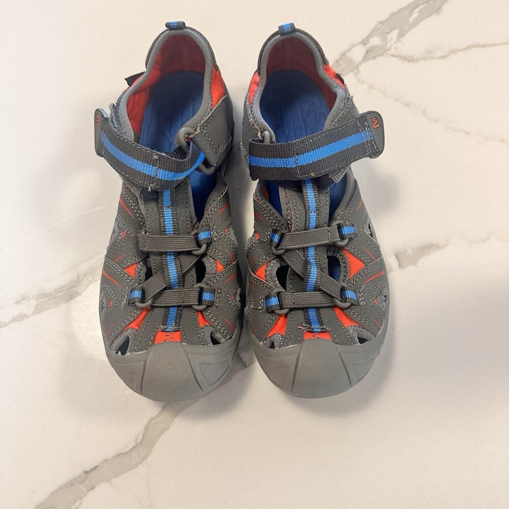 Merrell Kid's Hydro H2O Hiker Sandal Boys Size 4M Gray Gunsmoke water show